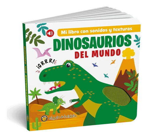 * Dinosaurios Del Mundo * Mi Libro Con Sonidos Y Texturas
