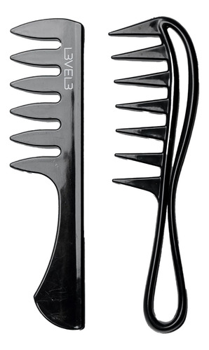 Set De Peines Para Cabello Level 3 Antiestático De Resina