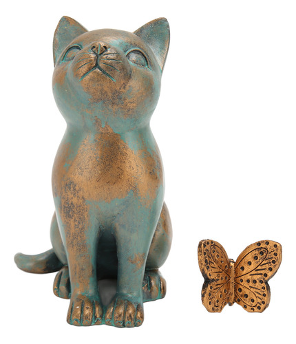 Estatua De Gatito, Figura De Gato Con Detalles Exquisitos, E