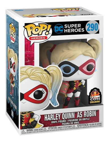 Funko Pop Dc Heroes Harley Quinn As Robin Lacc Exclusive