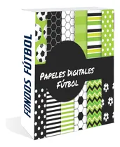 Comprar Kit Papeles Digitales Fondos Fútbol Imprimibles #631