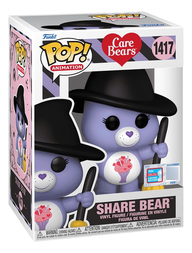 Funko Pop! Animation Care Bears Share Bear 1417 NYCC 2024