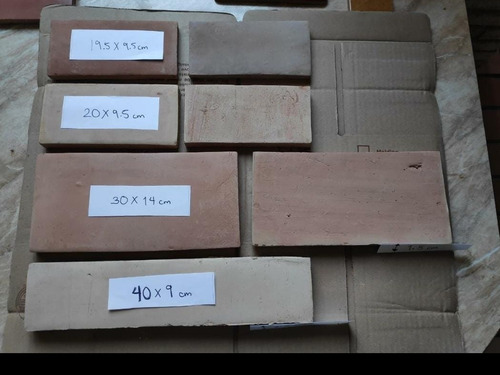 Imagen 5 de 7 de Loseta Tira De Barro Saltillo 100% Artesanal Varias Medidas