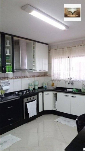 Imagem 3 de 13 de Sobrado Com 02 Dormitórios , Cozinha Ampla Com Planejados Residencial À Venda, Jardim Teles De Menezes, Santo André. - So0094
