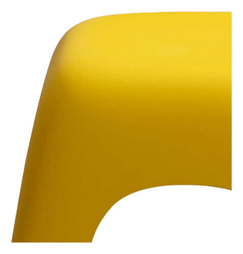 Nuevo Taburete Cuadrado Moderno Minimalista Amarillo