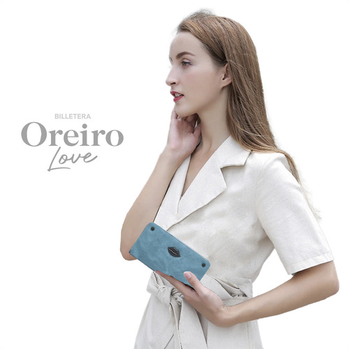 Billetera Oreiro Original Fichero Grande Calidad Cuero Pu