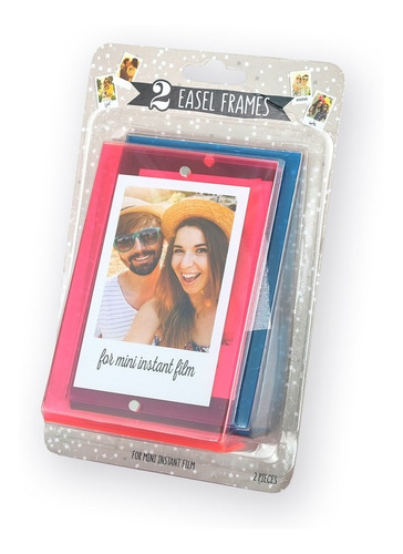 Imagen 3 de 6 de Película Instax Mini 10 Fotos + 2pack Caballete + Glitter
