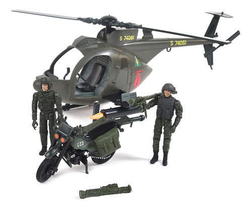 Elite Force Ejército Strike Mh-6 Spec Ops Little Bird 