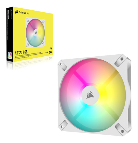Ventilador Corsair Icue Ar120 Rgb Digital 120 Mm Argb Branco