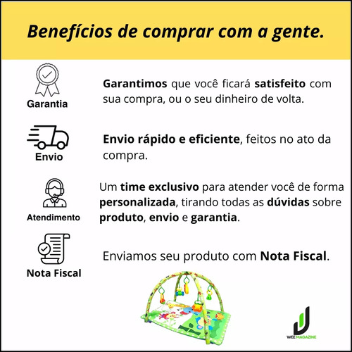 Tapete Almofada Musical Infantil Com Mobile Animais Safari