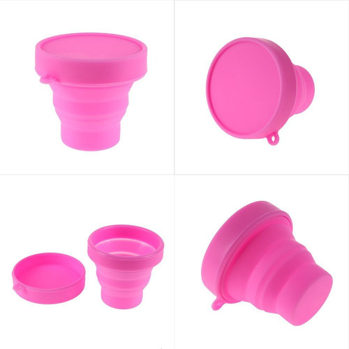 Vaso Esterilizador De Silicona Plegable Portátil Para Copa 