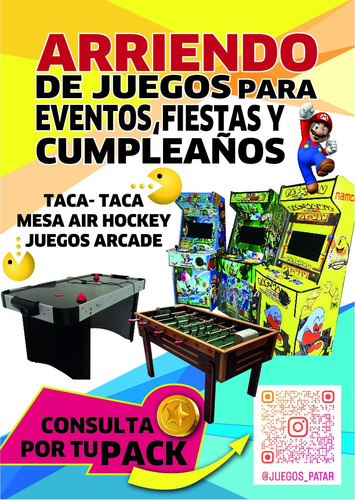 Arriendo Juegos Para Fiestas, Cumpleaños Y Eventos 