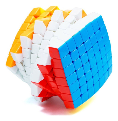Cubo Mágico 7x7 Magnético Shengshou Mr.m Stickerless .