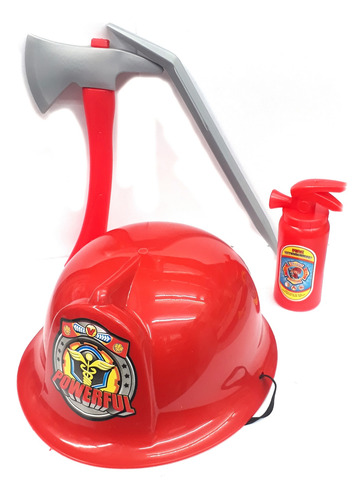 Juego De Bomberos Accesorios Casco Ploppy.6 364089