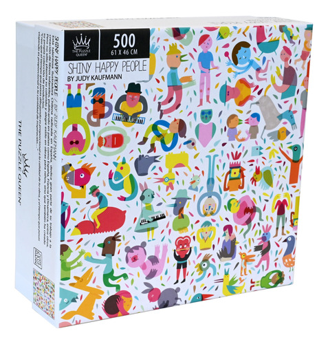 Puzzle Shiny Happy People 500 Piezas