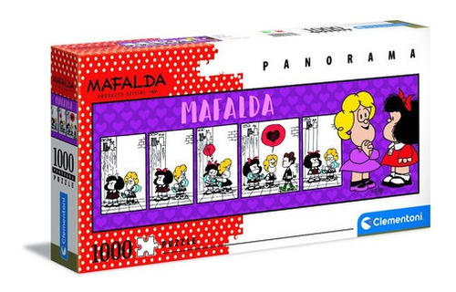 Mafalda Y Susanita Panorama Rompecabezas 1000 Pz Clementoni