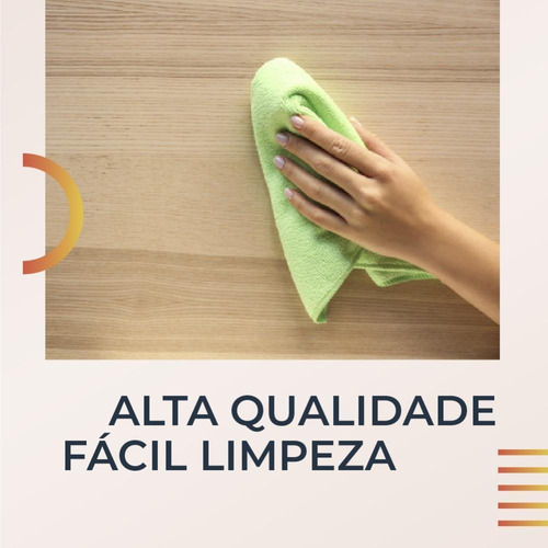 Tocador Ideal Moval para vestidor con espejo LED, 2 cajones, color blanco