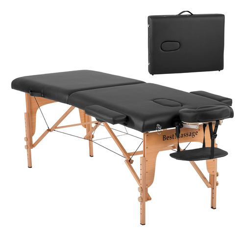 Bestmassage Mesa De Masaje Portatil Comoda De 84 Pulgadas, 2