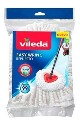 Vileda Easy Wring Repuesto Mopa Lampazo Microfibra Limpieza