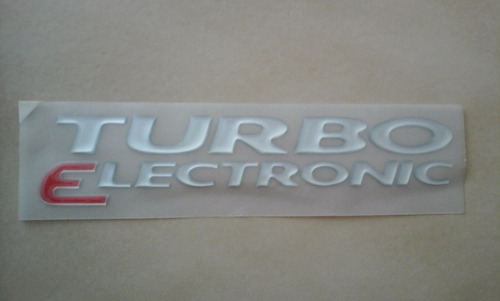 Adesivo Emblema   Turbo Electronic   Gm S10 Blazer 93310658