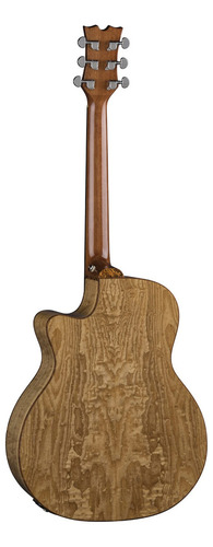 Guitarra Electroacústica Dean Exotica Quilt Ash A/e Gloss Color Gloss Natural Orientación De La Mano Diestro