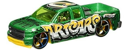 Hot Wheels 2016 Hw Art Cars Chevy Silverado 200/250, Verde