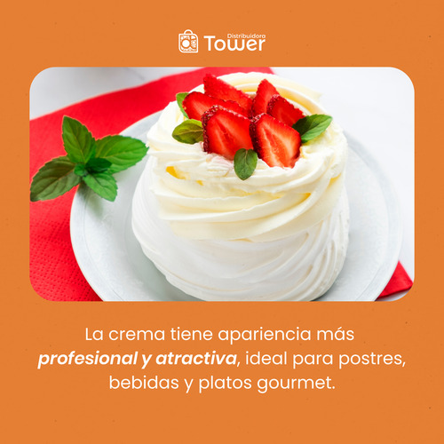 Sifon Cremera Para Crema Chantilly Café Baristas Chef Postre