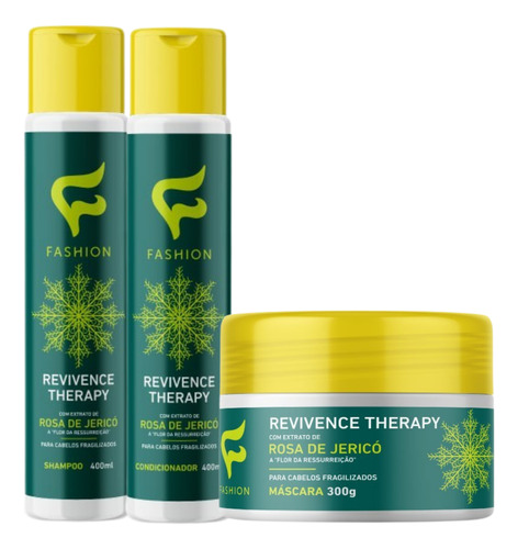 Kit Shampoo + Condicionador + Máscara Revivence Therapy