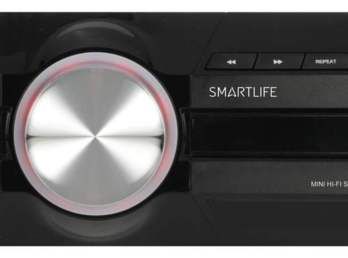 Minicomponente Bluetooth Cd Mp3 360w Smartlife Sl-hf360 Color Negro Potencia RMS 360 W