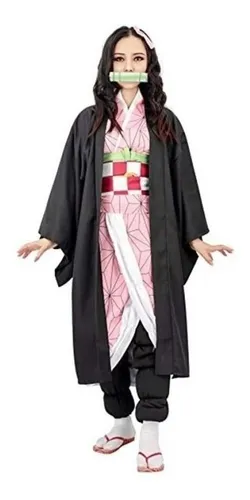 Kamado Nezuko Fantasia Cos Anime Adulto Infantil Conjunto