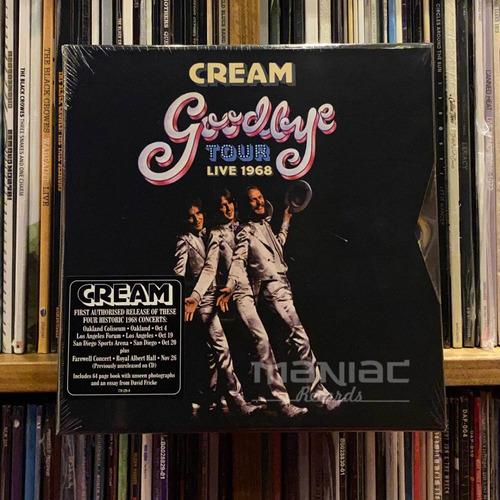 Cream Goodbye Tour - Live 1968 Box Set 4 Cds