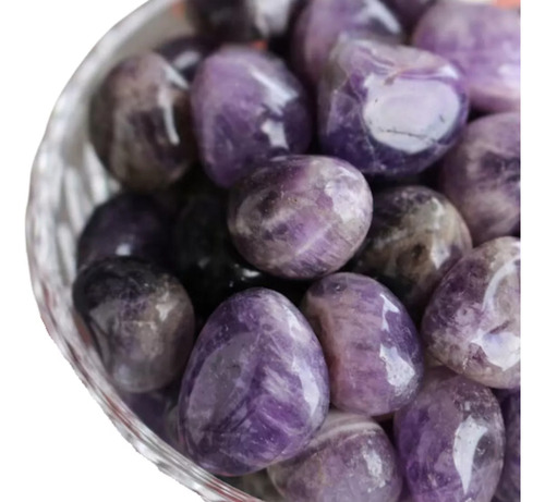 200g Pedra Ametista Rolada Cristal Natural Legitimo