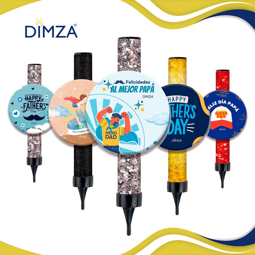100 Velas De 12.5cm Letrero Feliz Dia Del Padre Chispa Fria
