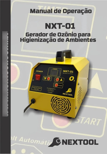 Gerador De Ozônio Automotivo 15g/h + Uv + App Nxt-18 Nextool