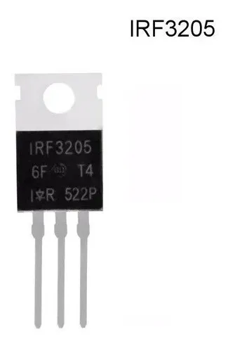 comprar Transistor Mosfet Irf3205, 98a, 55v, 150w, Canal N