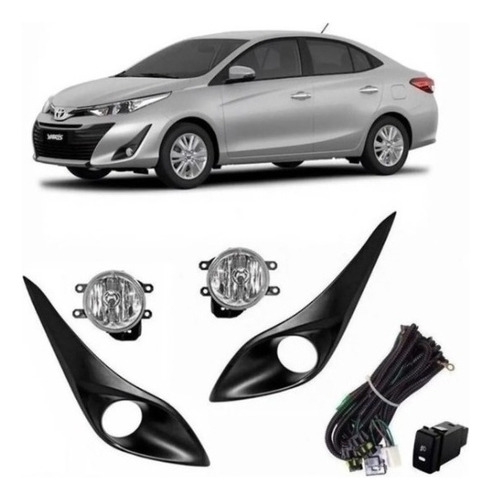 Kit Neblinero Completo Toyota Yaris Sedan 2018 2021