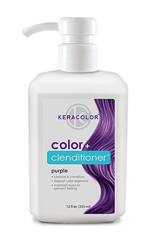 Keracolor Color + Clenditioner, 12 Oz (púrpura)