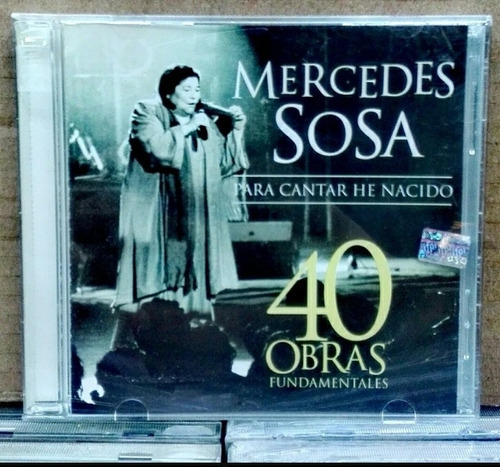 Mercedes Sosa Cd Doble 40 Obras Fundamentalespara Cantar.. 