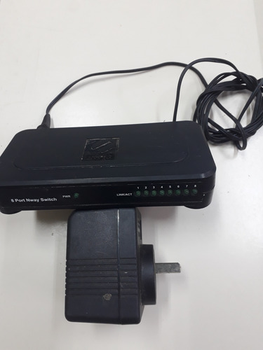 Switch Encore 8 Puertos Enh908-nwy Con Fuente (Usado)