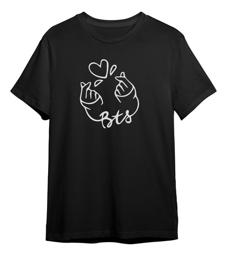 Playera Dedos Corazon K Pop Manos Bangtan Bts