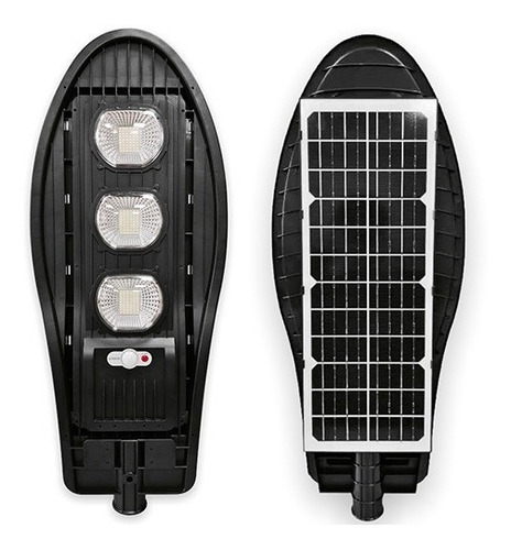 Foco Solar Led 150w Exterior Sensor Y Control+ Brazo Metal