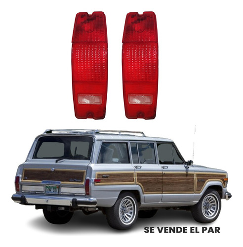 Mica Trasera Jeep Wagoneer Año 1984 Precio C/u