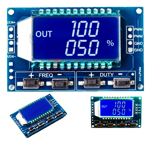 Módulo Gerador De Pwm Com Lcd 1hz A 150khz 3.3v A 30v C/nf