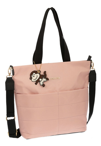 Imagen 1 de 7 de Bolsa Nylon Ultra Ligera Para Dama Mujer Bolso Jennyfer 9402