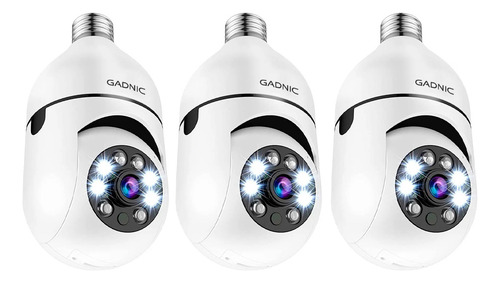 X3 Cámaras De Seguridad Full Hd Gadnic Domo Visión Nocturna