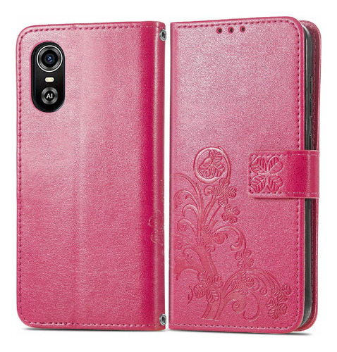Funda For Zte Blade A31 Plus Funda De Cuero Flip Cover