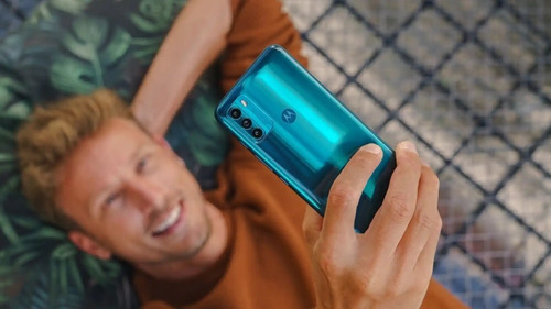 Celular Moto G71 5g 128gb + 6gb Ram Oled Nfc Liberado Color Azul