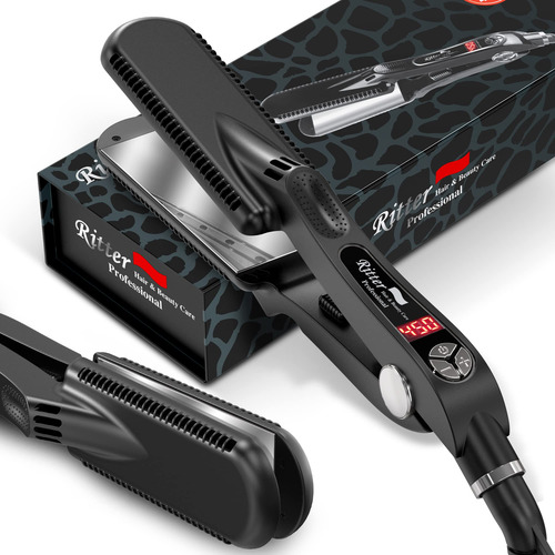Plancha De Pelo Ritter Pro Mirror-titanium De 1.75 Pulgadas