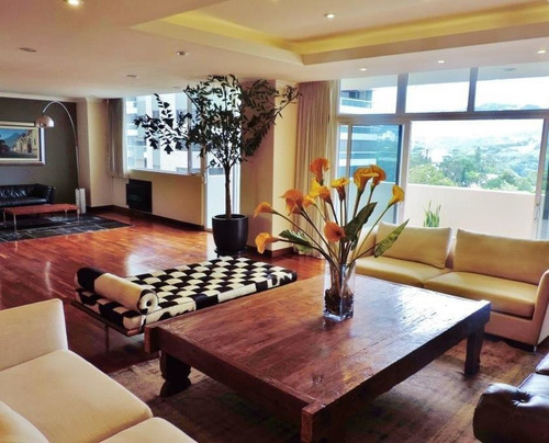 Imagen 1 de 19 de Espectacular Penthouse Amueblado De 3 Habs + Estudio En Alquiler En Zona 14