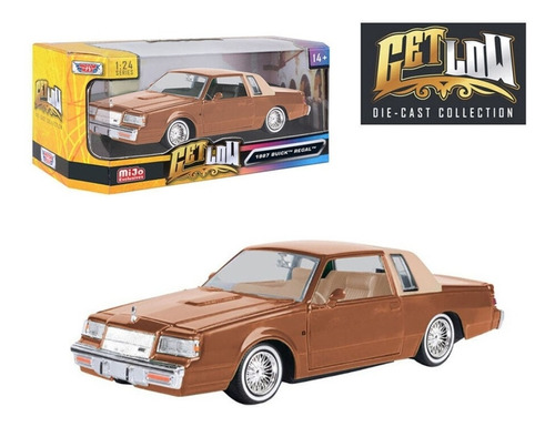 Motormax 1:24 1987 Buick Regal Café Lowrider Get Low